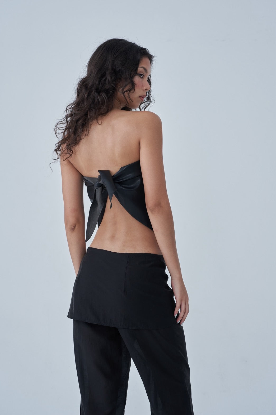 Sola Leather Triangle Scarf