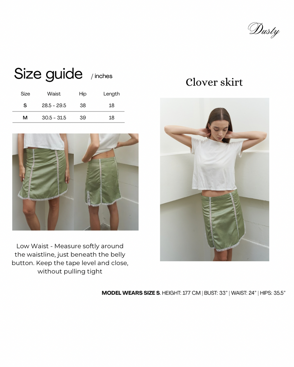 Clover skirt (Silk and lace)