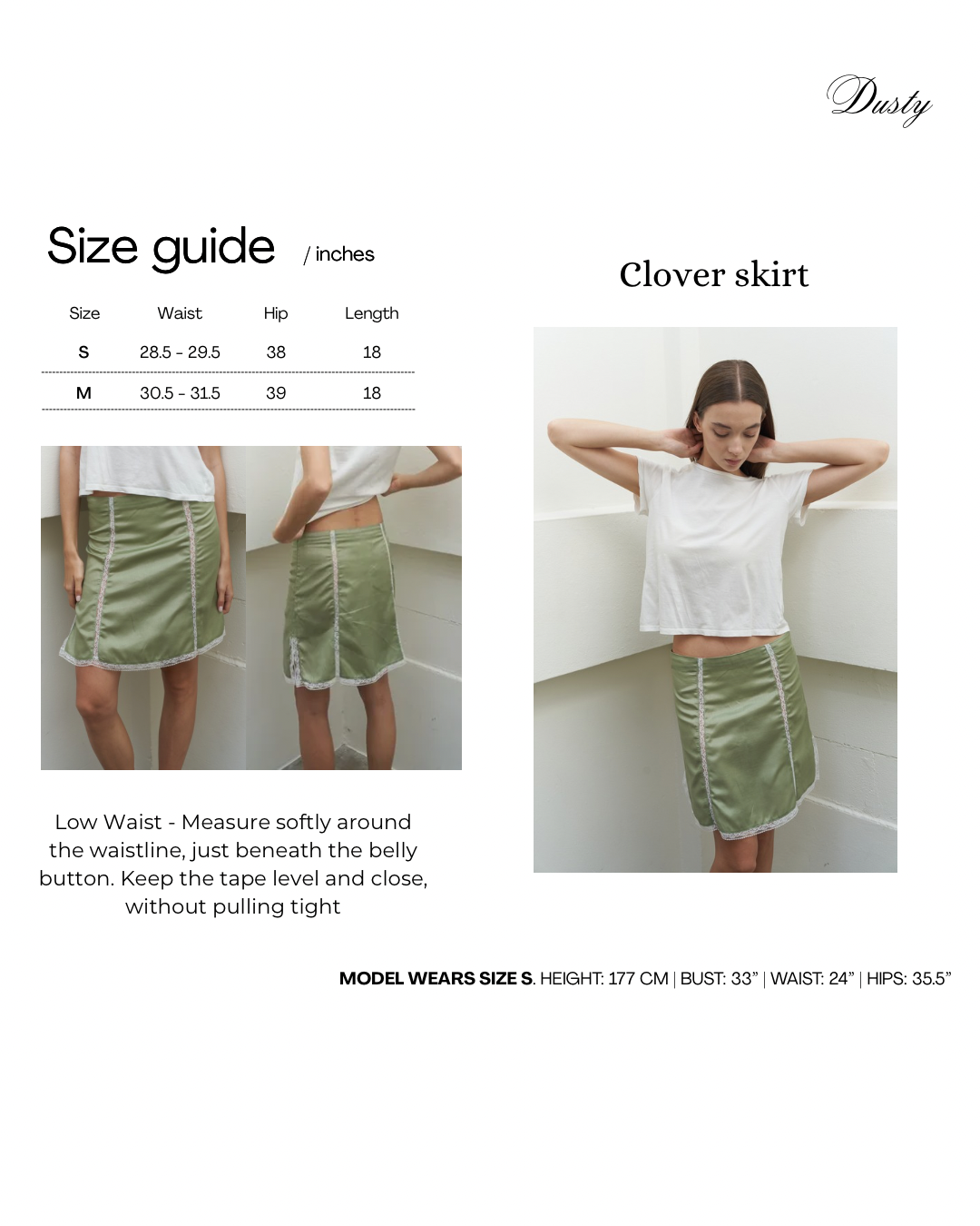 Clover skirt (Silk and lace)