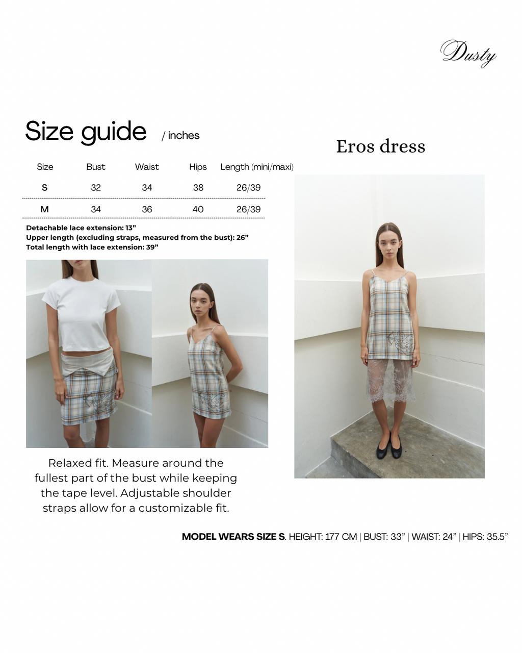 Eros dress - hand painted