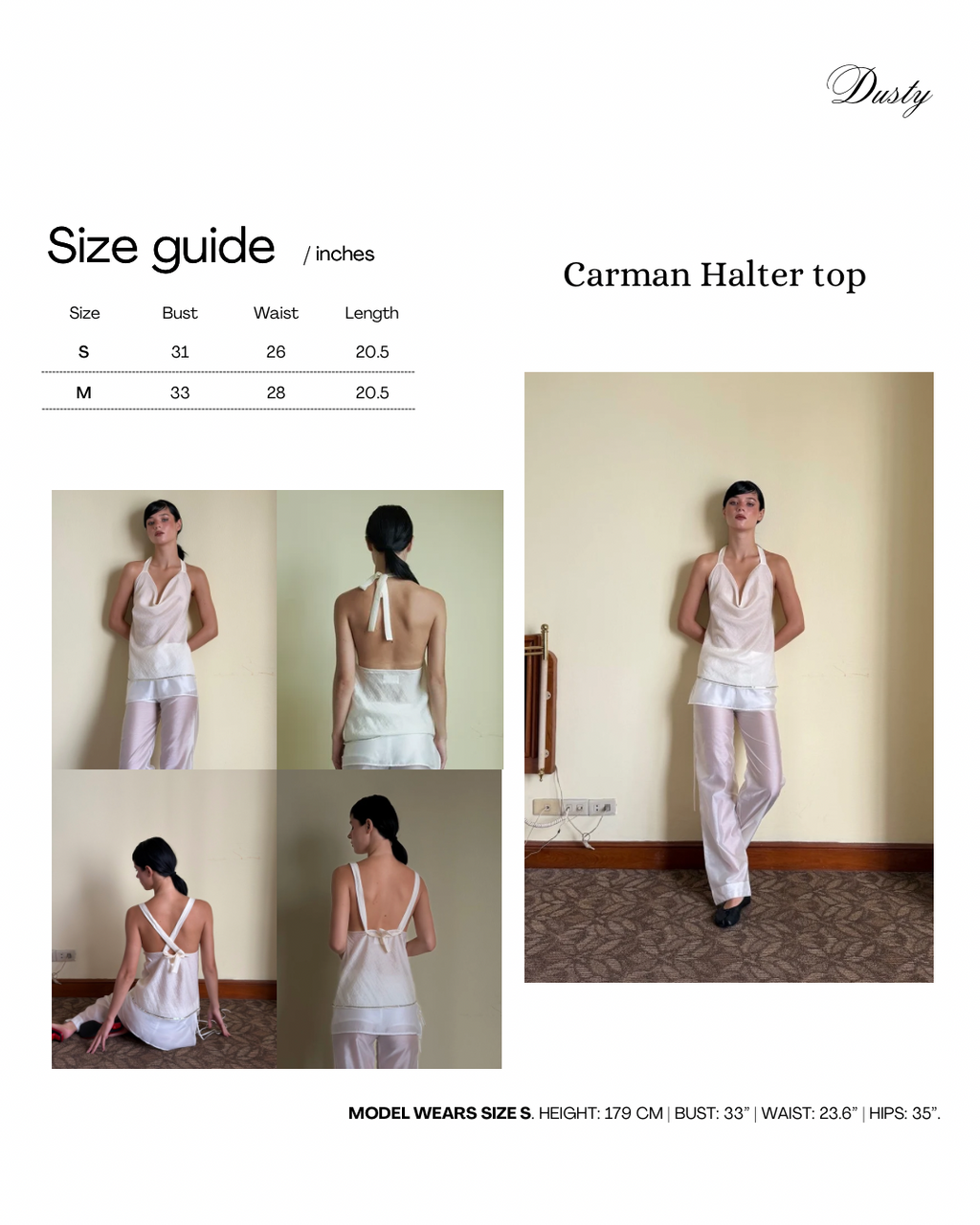 Carman Halter Top
