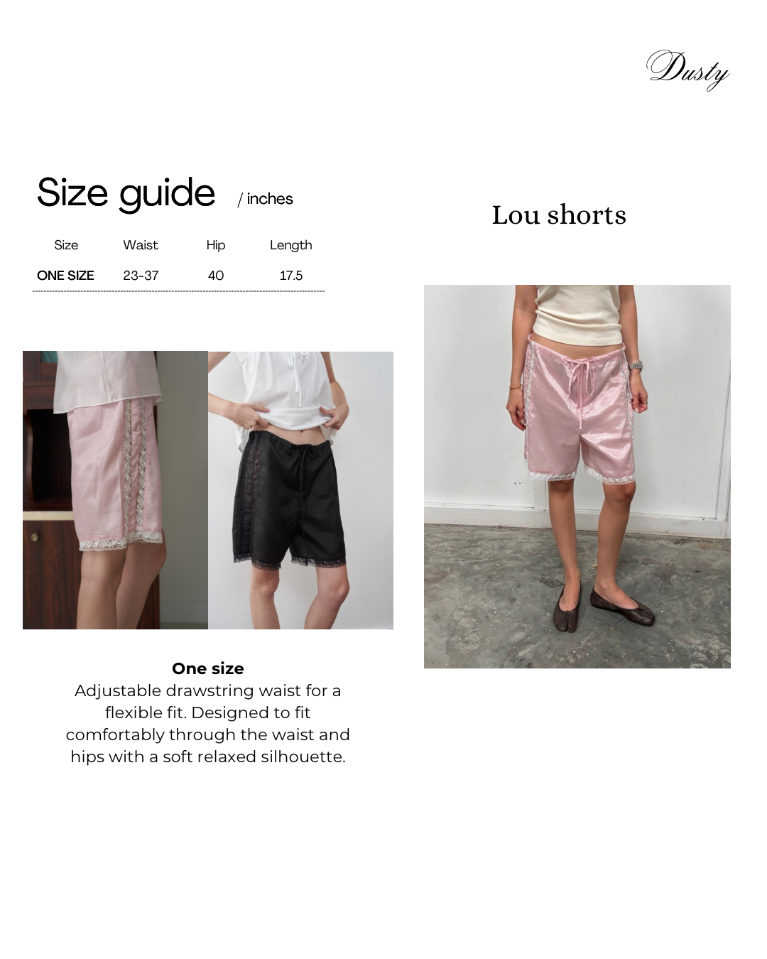 Lou Silk & Lace Shorts