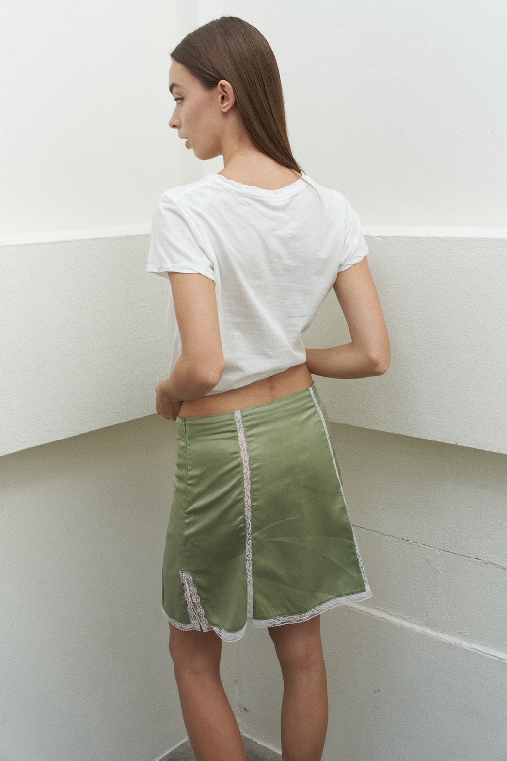 Clover skirt (Silk and lace)