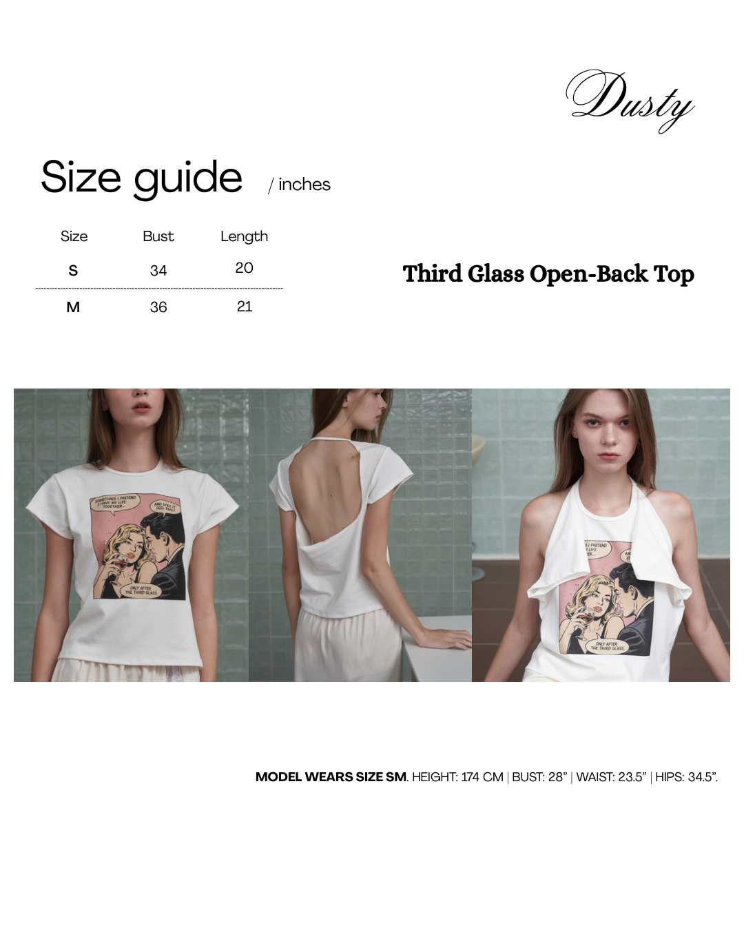 Third Glass Open-Back Top